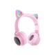 ΑΚΟΥΣΤΙΚΑ BLUETOOTH HOCO W27 WIRELESS ΠΑΙΔΙΚΑ CAT EAR PINK